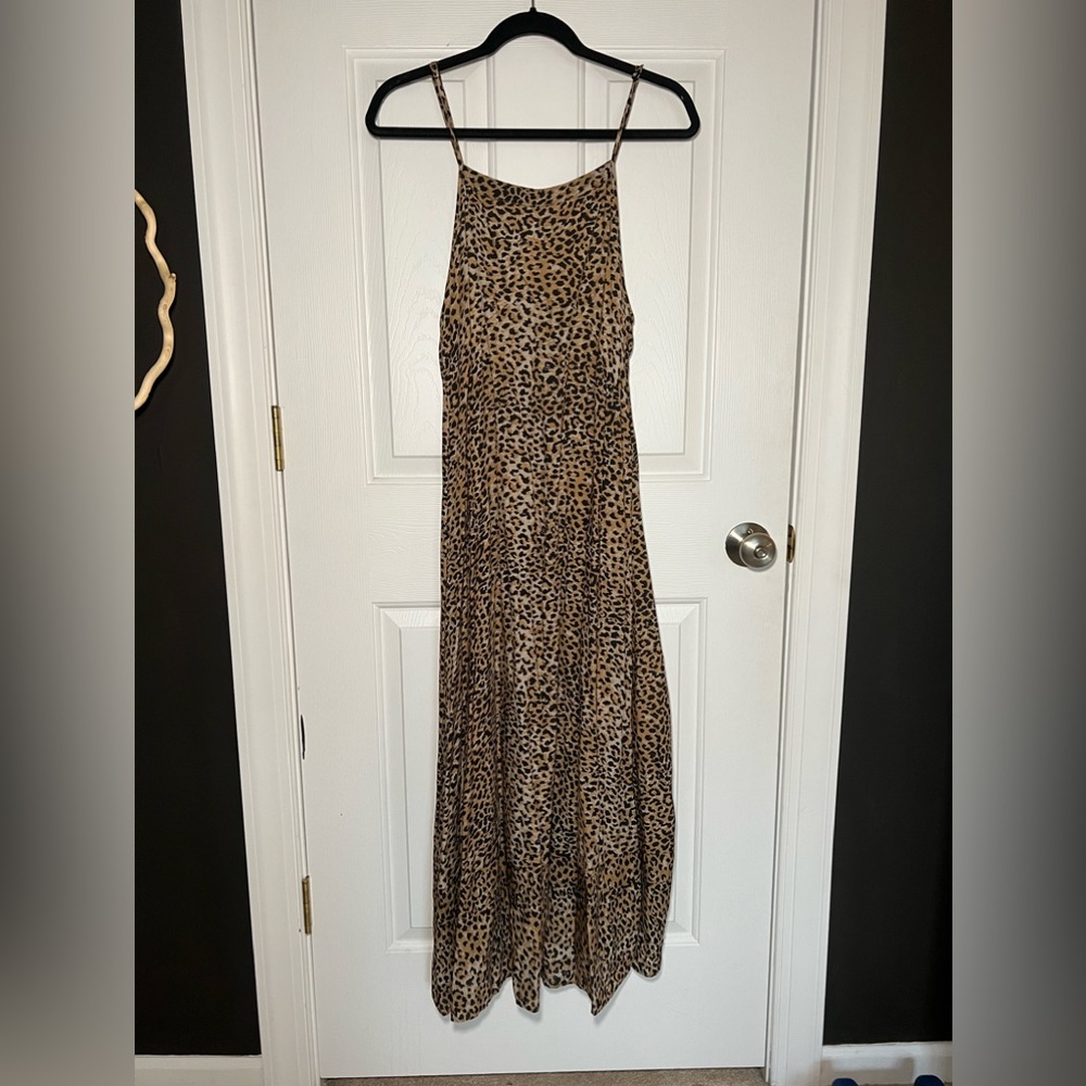 Cheetah Print Maxi Dress